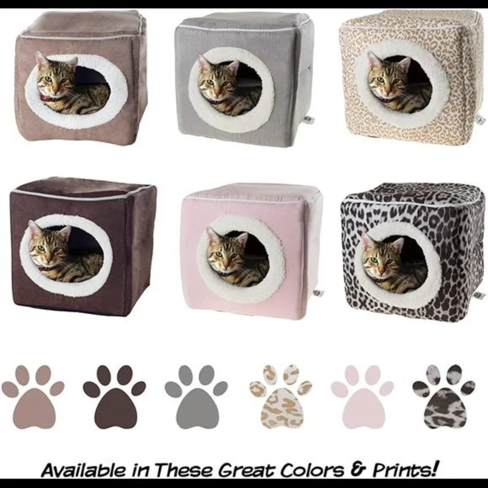 PETMAKER Cave Pet Bed Collection - Soft Indoor Enclosed Covered Cavern/House